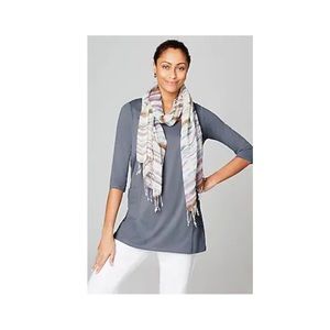 J.Jill Pure Jill Two-pocket Knit Tunic Blue 2X NWT